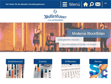 Tablet Screenshot of mollenhauer.com